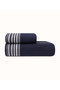 Limira 2-Piece Navy Blue Bridal Towel Set 50x90-90x150 2261 - 3