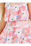Floral Print Dress & Shorts Swim Set - 3