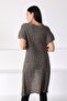 Women's Mink Round Neck Long Knitwear Cardigan - 6
