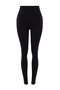 Siyah Seamless/Dikişsiz Push Up Tam Boy Örme Spor Tayt THMAW25TY00003 - 8