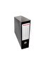 Box Folder Cardboard Magazine Holder 7.2 x 31.5 x 25 cm Black (6-PACK) - 2