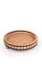 Sezka Life 25 cm Round Wooden Beaded Small Decorative Tray - Bathroom, Home, Decor - 3
