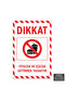 U1178 - Bringing Food and Drink Is Prohibited Dekota Warning Sign (20X30Cm)