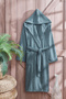 Karya Hooded Bathrobe Set Large Size Cotton |   King Size | - 3