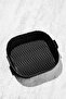 Square Silicone Baking Mold Air Fryer Mold Airfryer Accessory Compatible with All Fryers Black - 2