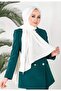Ecru Color Harem Scarfs Amor Shawl - 2