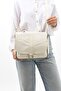 Women's Shoulder Bag with Genuine Leather Cover - 5