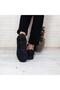 Bestof 074 Black-Black Sneaker Flat Sole Lightweight Comfortable Sports Couple Shoes - 6