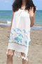 Women's Cream Loose Pareo - 4