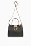 Cengiz Pakel Avenue Women's Hand-Shoulder Bag - 7459 - Black/Mink - 3
