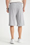 Men's baggy fit relaxed cut 100% cotton soft textured shorts capri - 5