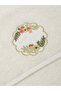 Flower Embroidered Face Towel 50x80 Cm - 4