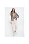 Women's Beige Soft Fabric Jacket Cardigan2975230 - 3