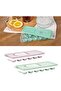 Ice Mold Silicone Bpa Free Colorful Non-Stick Easy Water Fillable 12 Compartments with Lid 1 Piece - 4
