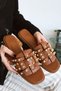 Hoola Trok Detailed Daily Comfort Women's Slippers - 4