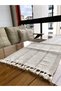 Cotton Shawl Motif Lace Knit Runner 35x150 - 2