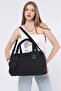 Trend Black Diamond Patterned Shoulder Bag Women's Bag Parachute Bag - 7