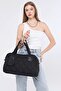 Trend Black Diamond Patterned Shoulder Bag Women's Bag Parachute Bag - 3