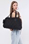 Trend Black Diamond Patterned Shoulder Bag Women's Bag Parachute Bag - 2