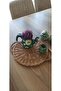 Wicker presentation plate, washable wicker mesh presentation plate plate - 5