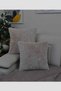 Plush Rabbit Rabbit Throw Pillow Cover Square - Cream - 3