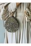 A Must-Have for Weddings, Engagement Parties, and Special Occasions: Large Size Evening Dress Bag with Crystal Stone Detail and Strap