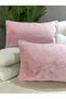 Plush Rabbit Rabbit Throw Pillow Case Rectangular -pink - 5