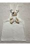 Adjustable Strap Salopet Dress / Jeans Gilet with Teddy Bear Accessory - 3