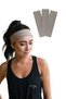 Hair Band 3-Piece Sports Women Men Cotton Fitness Tennis Makeup Pilates Headband Set Milky Coffee