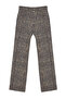 Çok Renkli Leopar Baskılı Kahverengi Yüksek Bel Wide Leg Jeans TWOSS24JE00286 - 6