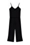 Siyah Bağlama Detaylı İp Askılı Dokuma Pijama Takımı THMSS24PT00402 - 6