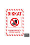 U1177 - Food and Drink Not Permitted Dekota Warning Sign (20X30Cm)