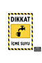 U1046 - Drinking Water Dekota Warning Sign (20X30Cm)
