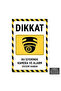 U1123 - There Is a Camera and Alarm System in This Workplace Dekota Warning Sign (20X30Cm)