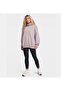 Women's Ua Icon Fleece Oversized Mock Crew Neck Sweatshirt 1386500 -015 - 3