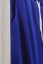 Gladiator Back Printed Sleeveless Crew Neck White Sport T-Shirt and Blue Sport Shorts Set - 4