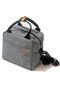 Gray Waterproof Thermal Hot Cold Picnic Camping Lunch Bag Nutrition Shoulder Bag - 2