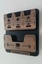 Apartment Common Billing and Mailbox Wooden Color Mail and Billing Box (Site Name Can Be Added)