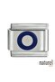 Italian Stainless Steel 9mm "O" Letter Charm