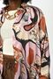 Patterned Oversize Women's Shirt - 4