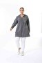 Women's Plus Size 2-Strap Zipper Hooded Cardigan - 8