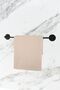 Stainless Black Long Towel Holder - Narrow Cover Toilet Napkin Holder Set of 2 - 4