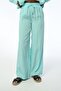 Women's with Elastic Waist Bowl Legs Solid Color Pants
