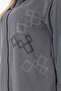 Women's Plus Size 2-Strap Zipper Hooded Cardigan - 6