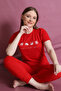 Panda Pattern Short Sleeve Pajama Set