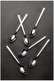 36 Pieces Dessert Set 12 Pieces Dessert Spoons 12 Pieces Dessert Fork 12 Teaspoons (STAINLESS STEEL) - 4