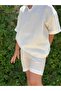 Beige Girl Boy Baby Child Muslin Bottom Top Set - 6