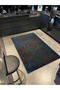 Blue Themed Traditional Motif Antique Patterned Vintage Decorative Carpet 5248 - 3