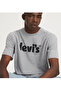 Relaxed Fit Men's Gray t Shirt A2082-0094 - 2