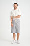 Men's baggy fit relaxed cut 100% cotton soft textured shorts capri - 2